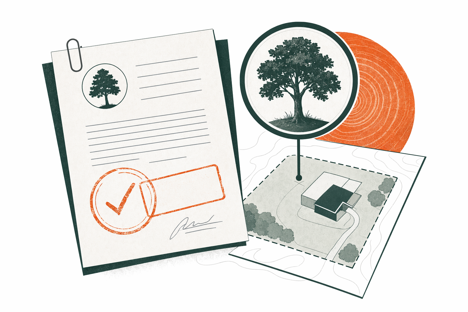 Illustration for Do you need a permit to remove a tree?